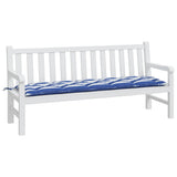Vidaxx Sofa Pushion Stribet 180x50x7 cm Stofstribet hvid og blå