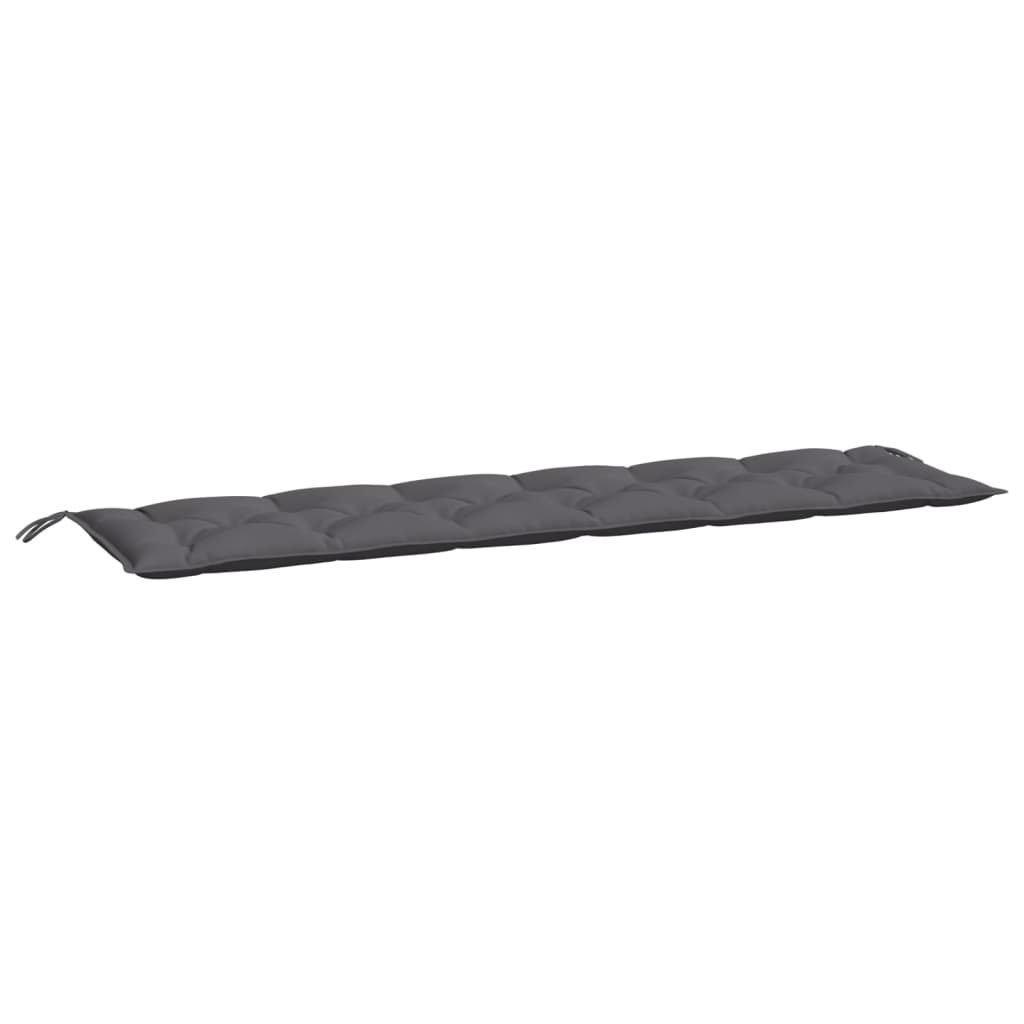 Vidaxx Garden Bench Pushion 200x50x7 cm Oxford Stof Anthracite