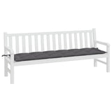 Vidaxx Garden Bench Pushion 200x50x7 cm Oxford Stof Anthracite