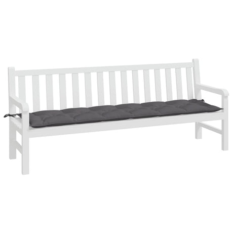 Vidaxx Garden Bench Pushion 200x50x7 cm Oxford Stof Anthracite