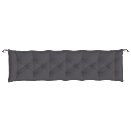 Vidaxx Garden Bench Pushion 200x50x7 cm Oxford Stof Anthracite