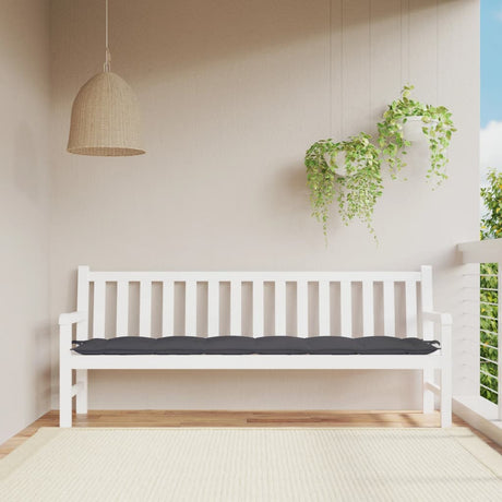 Vidaxx Garden Bench Pushion 200x50x7 cm Oxford Stof Anthracite