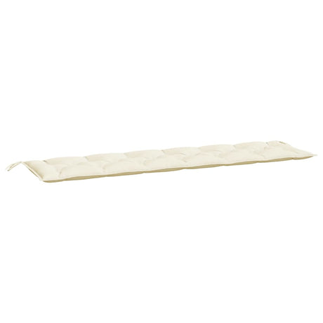 Vidaxx Garden Bench Pushion 200x50x7 cm Oxford Fabric Cream-farvet