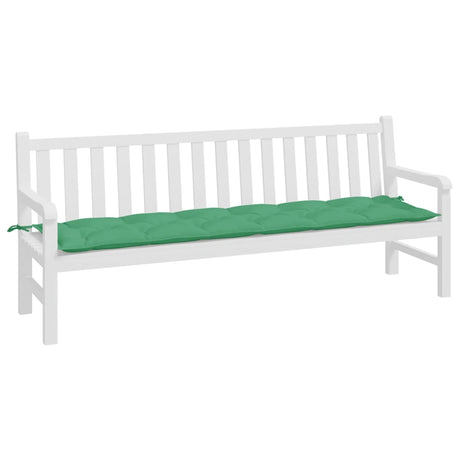 Vidaxl Garden Bench Pushion 200x50x7 cm stofgrøn