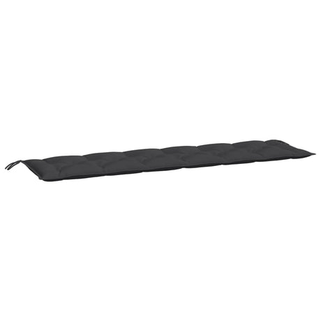 Vidaxl Garden Bench Pushion 200x50x7 cm stof sort