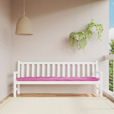 Vidaxl Garden Bench Pushion 200x50x7 cm stofrosa