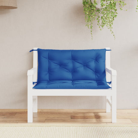 Vidaxx Garden Bench Puder 2 PCS 100x50x7 cm Oxford Fabric Royal Blue