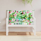 Vidaxx Garden Bench Puder 2 PCS 100x50x7 cm Stof Multi-farvet