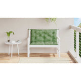 Vidaxx Garden Bench Puder 2 stk. Bladmønster 100x50x7 cm stof