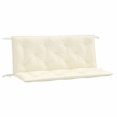 Vidaxx Garden Bench Puder 2 Stcs 120x50x7 cm Oxford Fabric Cream White