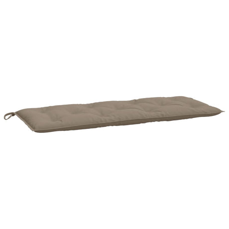 Vidaxx Garden Bench Puder 2 PCS 120x50x7 cm Oxford Fabric Taupe
