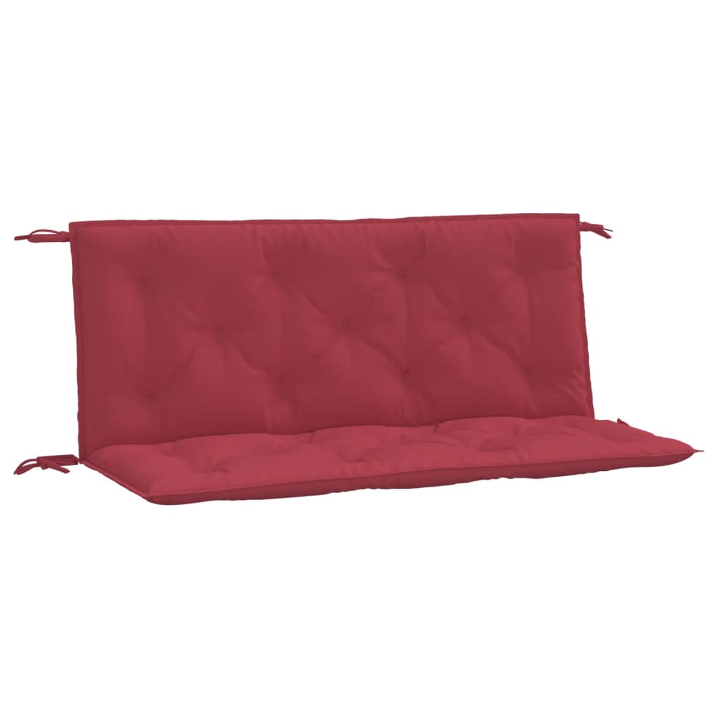 Vidaxx Garden Bench Puder 2 Stcs 120x50x7 cm Oxford Stof Vin Rød
