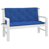 Vidaxx Garden Bench Puder 2 Stcs 120x50x7 cm Oxford Stof Blue Blue