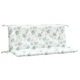 Vidaxx Garden Bench Puder 2 stk. Bladmønster 120x50x7 cm stof