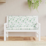Vidaxx Garden Bench Puder 2 stk. Bladmønster 120x50x7 cm stof