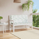 Vidaxx Garden Bench Puder 2 stk. Bladmønster 120x50x7 cm stof