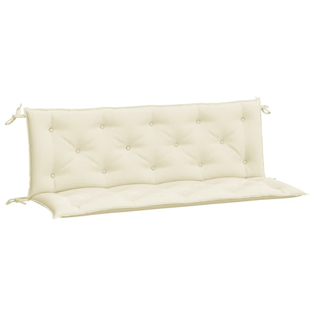 Vidaxl tuinbankkussens 2 st 150x50x7 cm oxford stof crèmewit