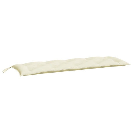 Vidaxl tuinbankkussens 2 st 150x50x7 cm oxford stof crèmewit