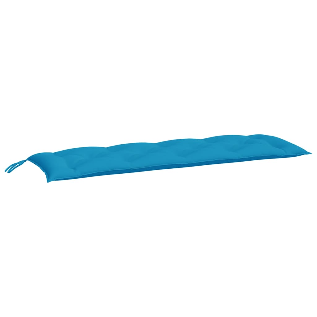 Vidaxx Garden Bench Puder 2 PCS 150x50x7 cm Oxford Fabric lyseblå