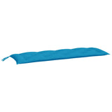Vidaxx Garden Bench Puder 2 PCS 150x50x7 cm Oxford Fabric lyseblå