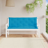 Vidaxx Garden Bench Puder 2 PCS 150x50x7 cm Oxford Fabric lyseblå