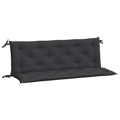 Vidaxx Garden Bench Puder 2 PCS 150x50x7 cm Oxford Stof sort sort