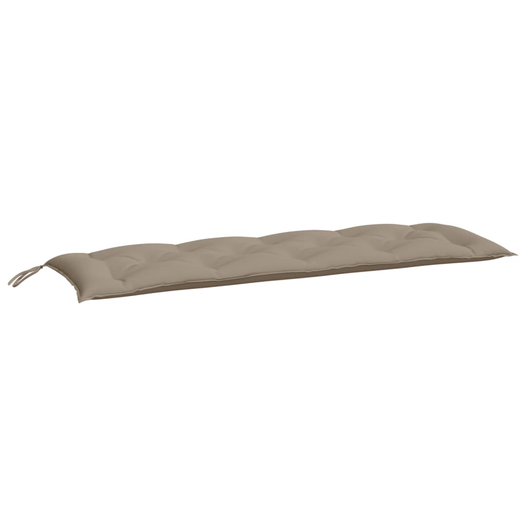 Vidaxx Garden Bench Puder 2 PCS 150x50x7 cm Oxford Fabric Taupe