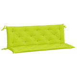Vidaxx Garden Bench Puder 2 PCS 150x50x7 cm Oxford Stof lysgrøn