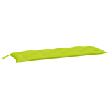 Vidaxx Garden Bench Puder 2 PCS 150x50x7 cm Oxford Stof lysgrøn