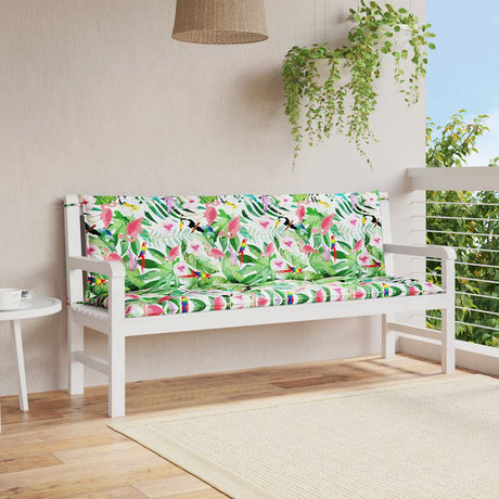 Vidaxx Garden Bench Puder 2 PCS 150x50x7 cm stof Flerfarvet