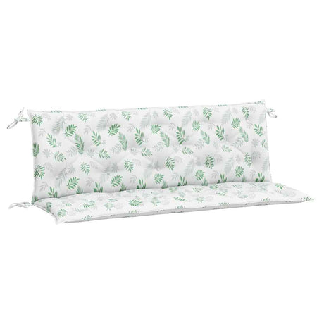 Vidaxx Garden Bench Puder 2 stk. Bladmønster 150x50x7 cm stof
