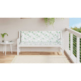 Vidaxx Garden Bench Puder 2 stk. Bladmønster 150x50x7 cm stof