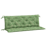 Vidaxx Garden Bench Puder 2 stk. Bladmønster 150x50x7 cm stof