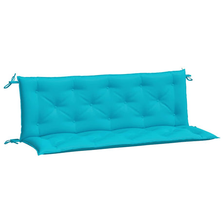 Vidaxl Garden Bench Puder 2 PCS 150x50x7 cm stof turkis