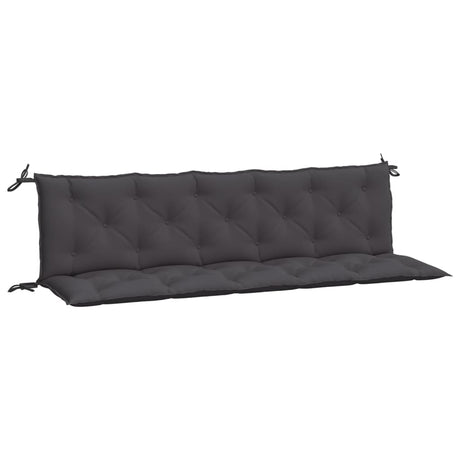 Vidaxx Garden Bench Puder 2 PCS 180x50x7 cm Oxford Stof Anthracite