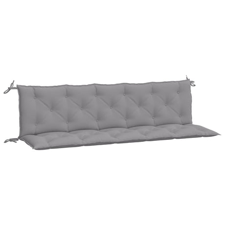 Vidaxx Garden Bench Puder 2 PCS 180x50x7 cm Oxford Stof Gray Gray