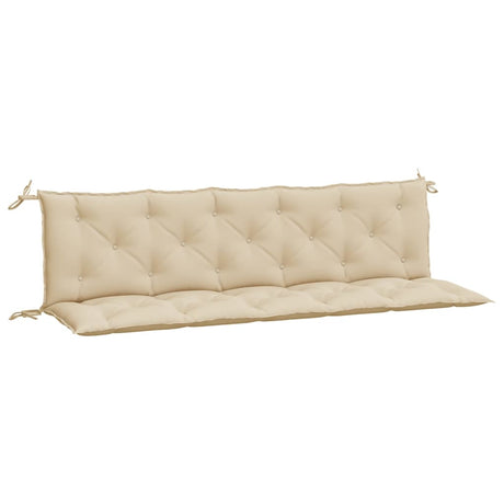 Vidaxx Garden Bench Puder 2 PCS 180x50x7 cm Oxford Stof beige