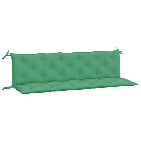 Vidaxx Garden Bench Puder 2 PCS 180x50x7 cm Oxford Fabric Green