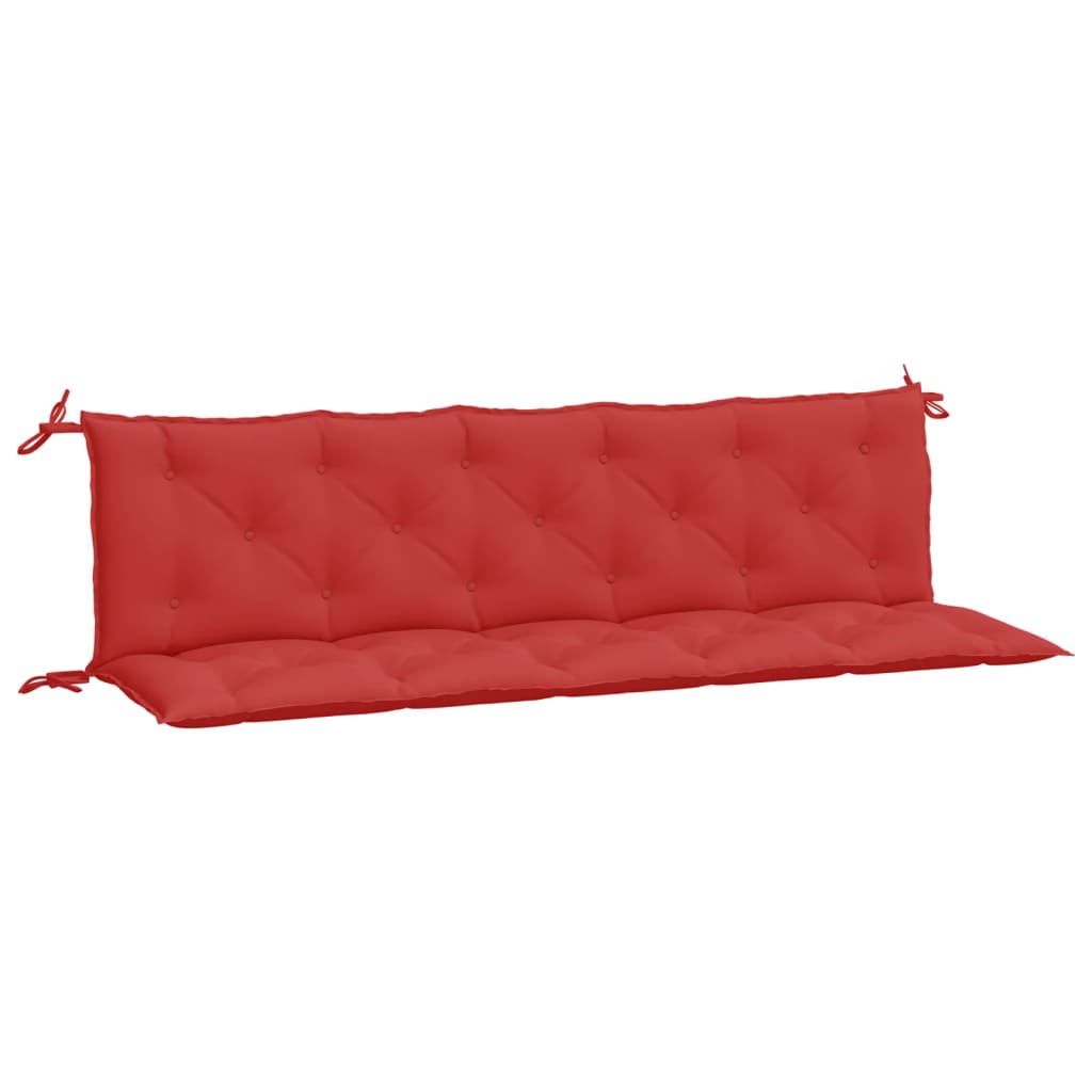 Vidaxx Garden Bench Puder 2 PCS 180x50x7 cm Oxford stof rød