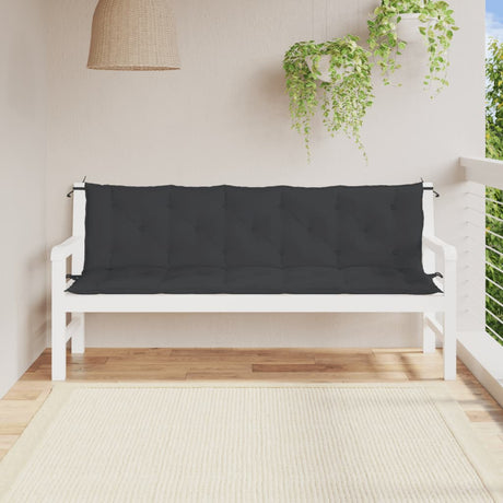 Vidaxx Garden Bench Puder 2 PCS 180x50x7 cm Oxford stof sort