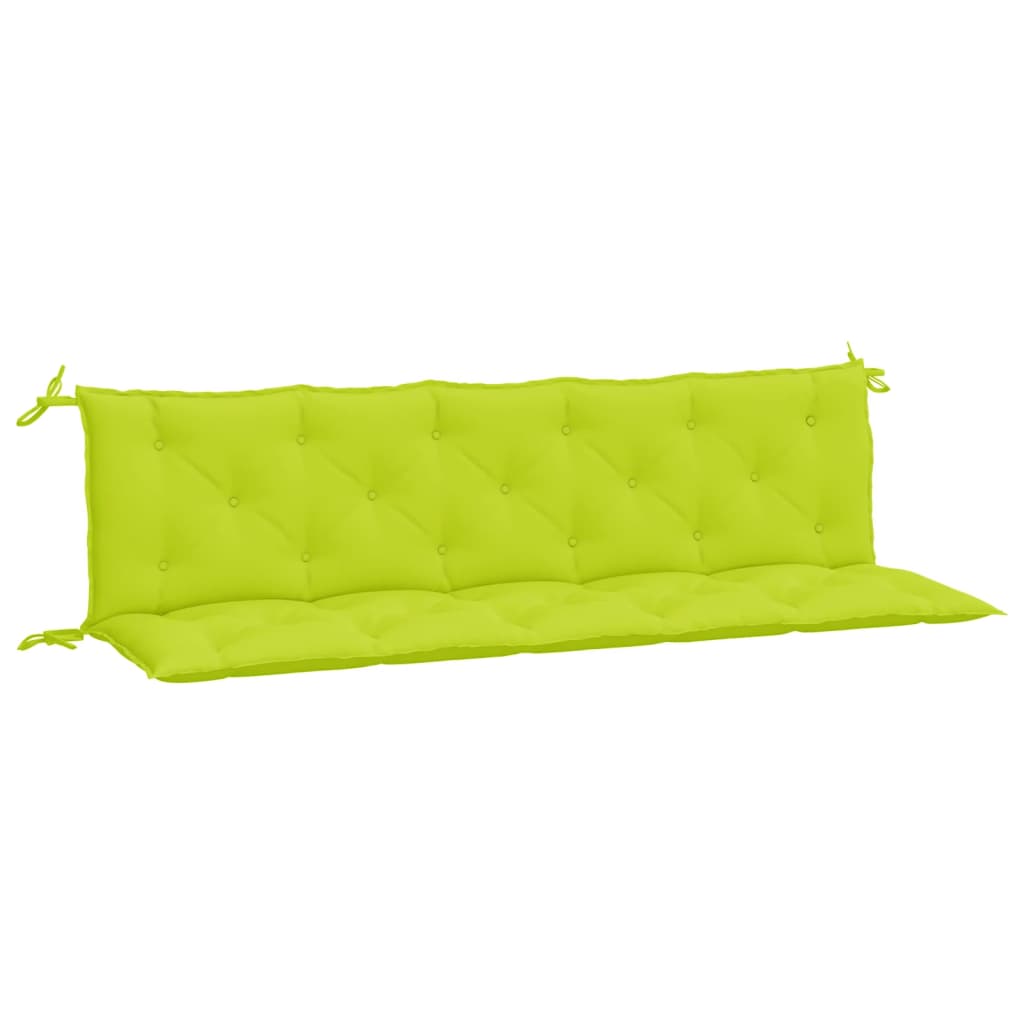 Vidaxx Garden Bench Puder 2 PCS 180x50x7 cm Oxford Stof lysgrøn