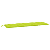 Vidaxx Garden Bench Puder 2 PCS 180x50x7 cm Oxford Stof lysgrøn