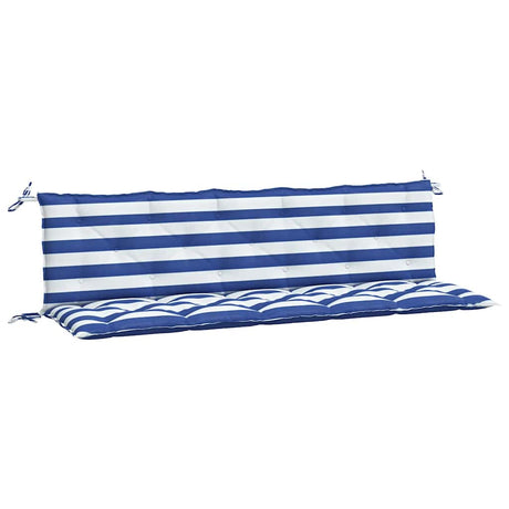 Vidaxl Garden Bench Puder 2 PCS Oxford Fabric Striped White and Blue