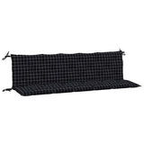 Vidaxl Garden Bench Puder 2 PCS Oxford Stof Diamond Pattern Black