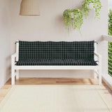 Vidaxl Garden Bench Puder 2 PCS Oxford Stof Diamond Pattern Black