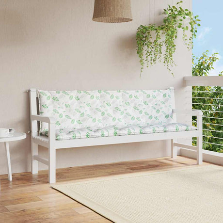 Vidaxl Garden Bench Puder 2 PCS Oxford Stofbladmønster