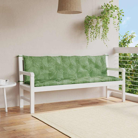 Vidaxl Garden Bench Puder 2 PCS Oxford Stofbladmønster