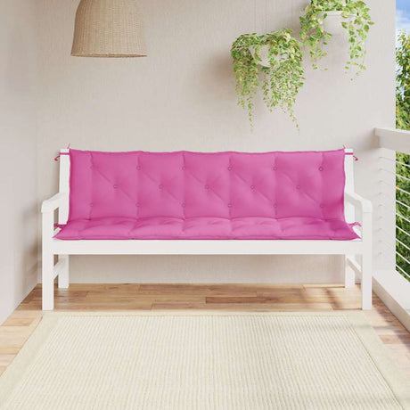 Vidaxl Garden Bench Puder 2 PCS Oxford Stof Pink Pink