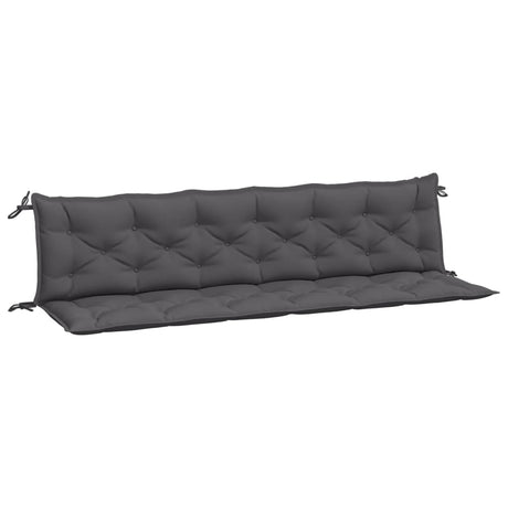 Vidaxx Garden Bench Puder 2 PCS 200x50x7 cm Oxford Stof Anthracite