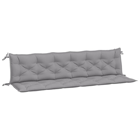 Vidaxx Garden Bench Puder 2 PCS 200x50x7 cm Oxford Stof Gray Gray